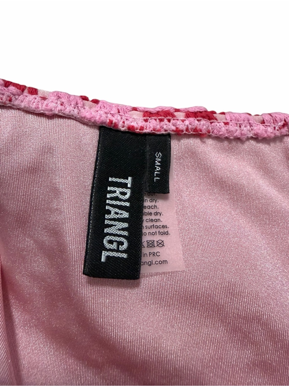 triangl swimwear Pink Textured Bikini Bottoms - Picture 7 of 8
